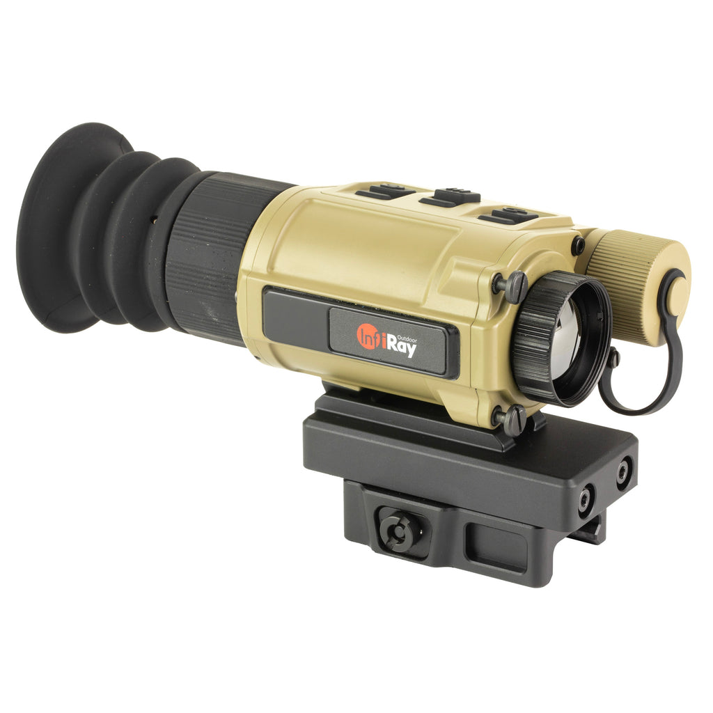 RH25v2, IRAYUSA, RICO MICRO, Thermal Sight, 1X Magnification, 25mm Objective, Multiple Reticles, Matte Finish, Tan